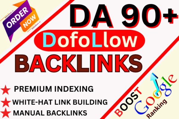 Provides high authority da 90 plus SEO dofollow backlinks